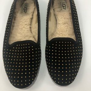 * Ugg gold studded slippers